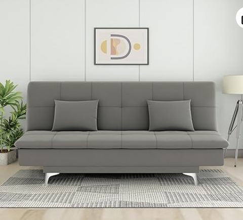 Adorn India Premium New Aspen 3 Seater Sofa Cum Bed